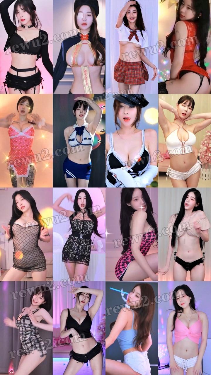 【韩国主播】afreecatv多名主播 2023.01.18 直播跳舞 无水印（37V7.15G）