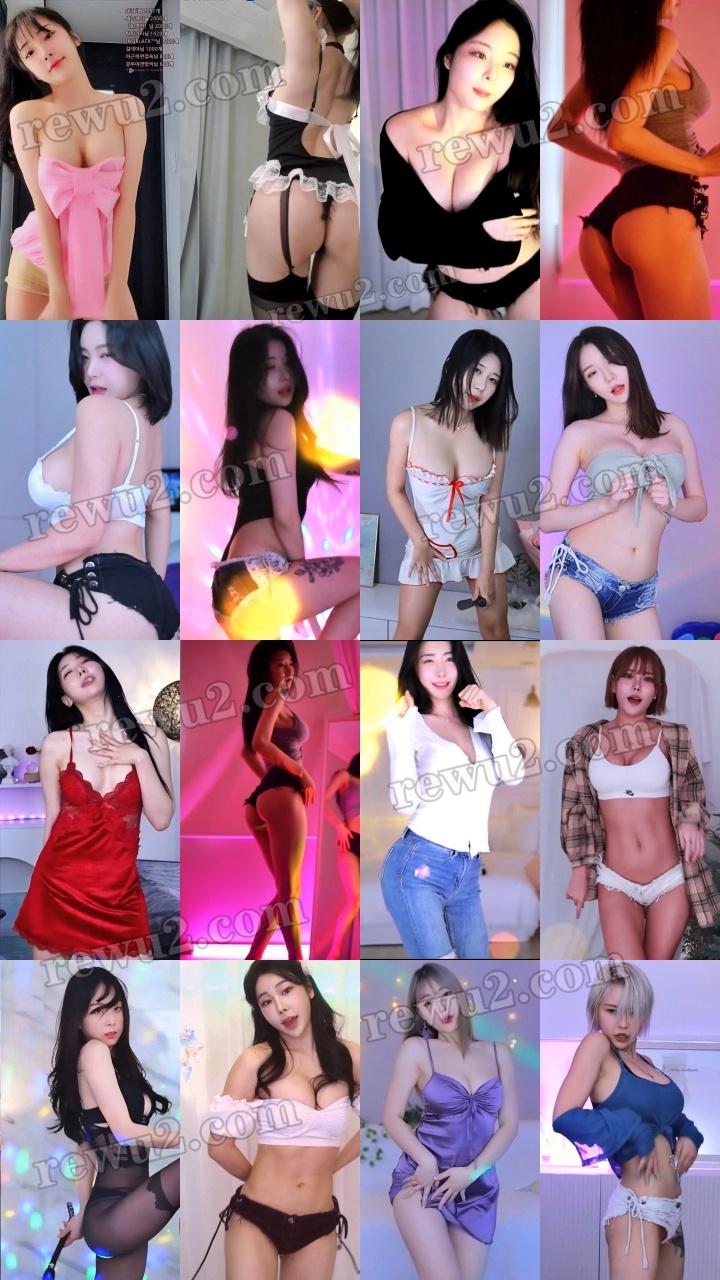 【韩国主播】afreecatv多名主播 2023.01.22 直播跳舞 无水印（38V7.31G）