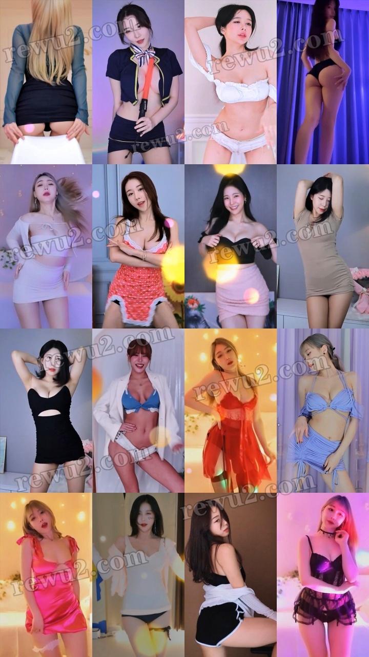 【韩国主播】afreecatv多名主播 2023.01.23 直播跳舞 无水印（34V6.9G）