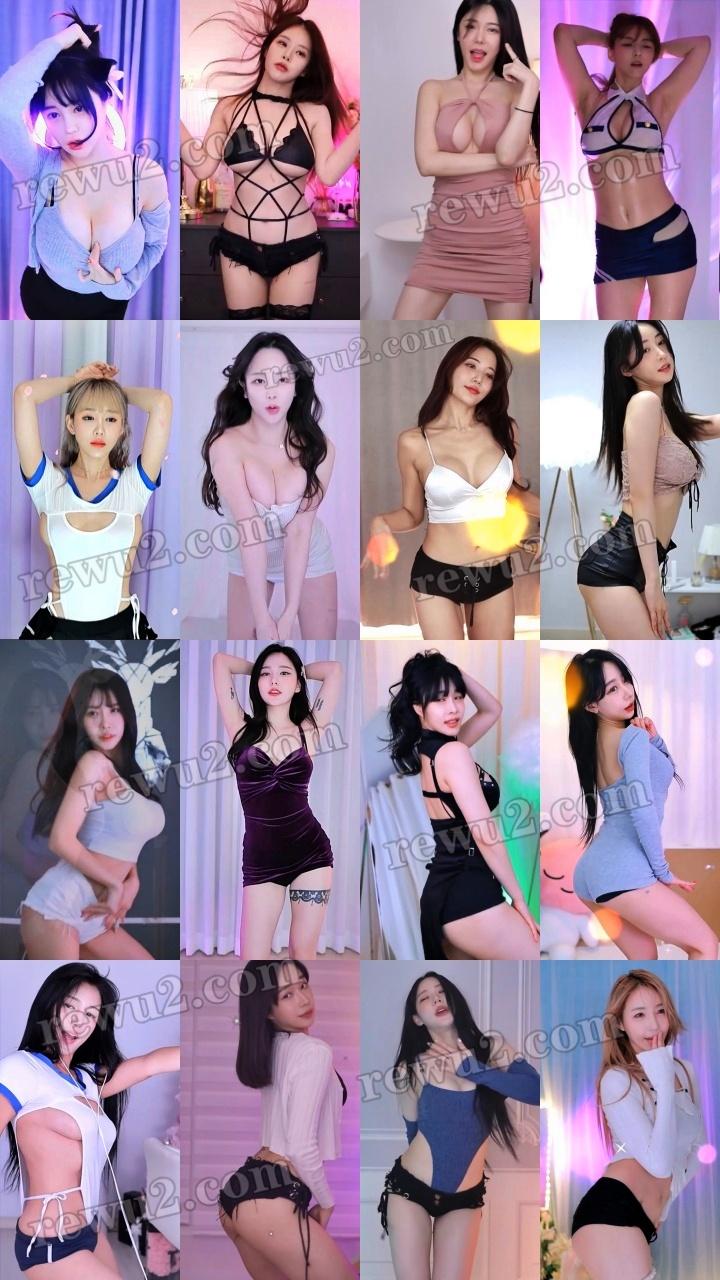 【韩国主播】afreecatv多名主播 2023.01.31 直播跳舞 无水印（38V10.4G）