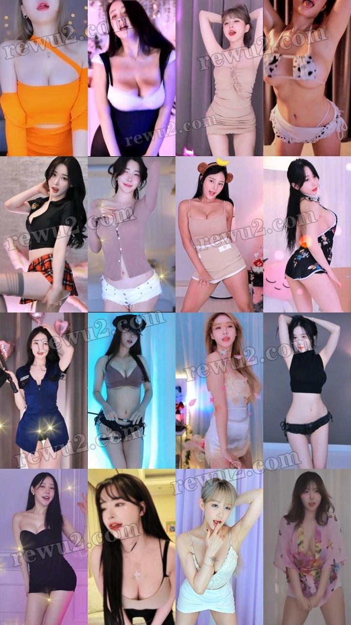 【韩国主播】afreecatv多名主播 2023.02.07 直播跳舞 无水印（51V9.87G）