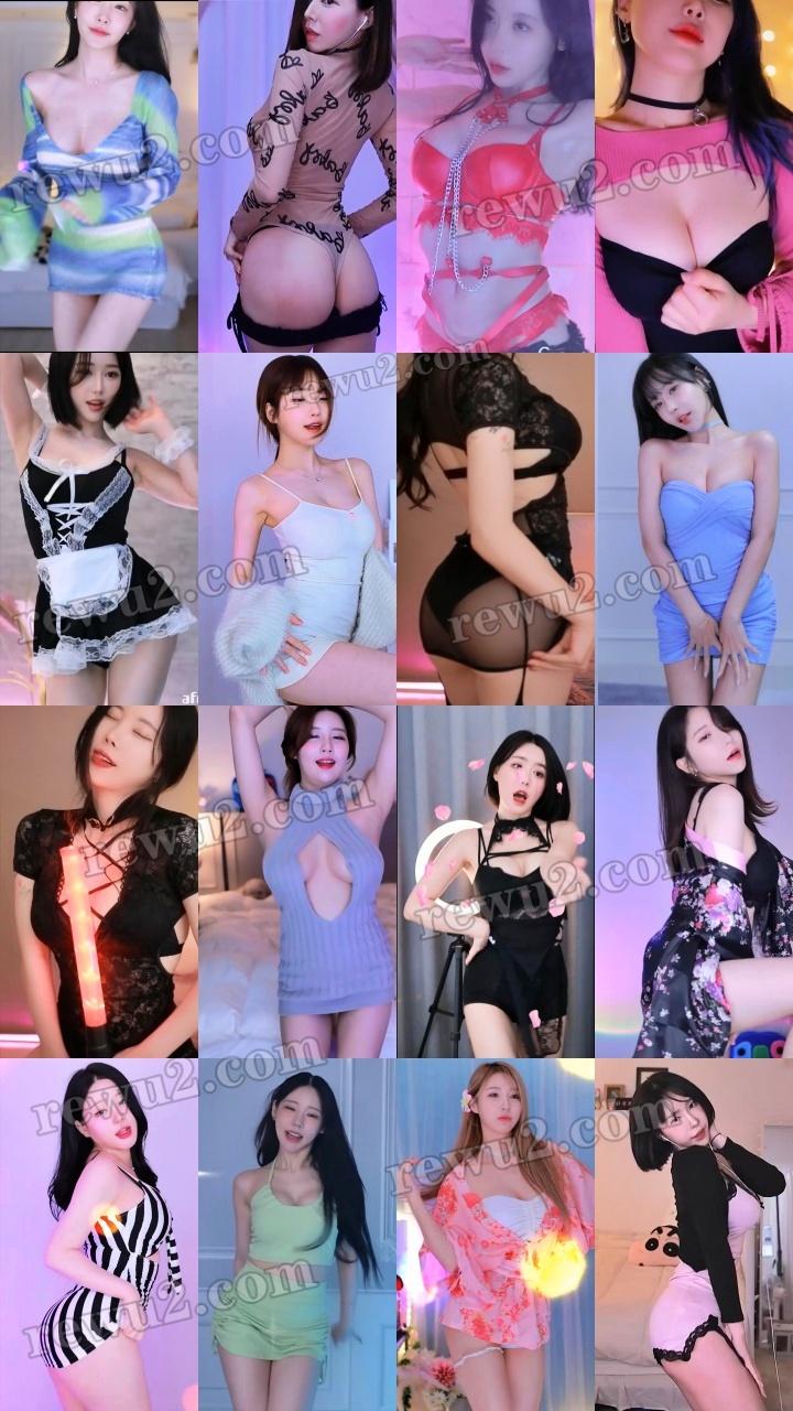 【韩国主播】afreecatv多名主播 2023.02.18 直播跳舞 无水印（57V10.8G）