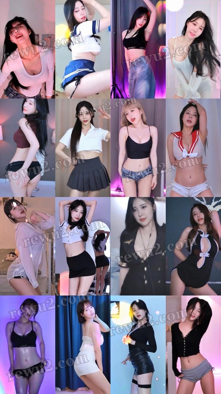 【韩国主播】afreecatv多名主播 2023.02.22 直播跳舞 无水印（51V10.3G）