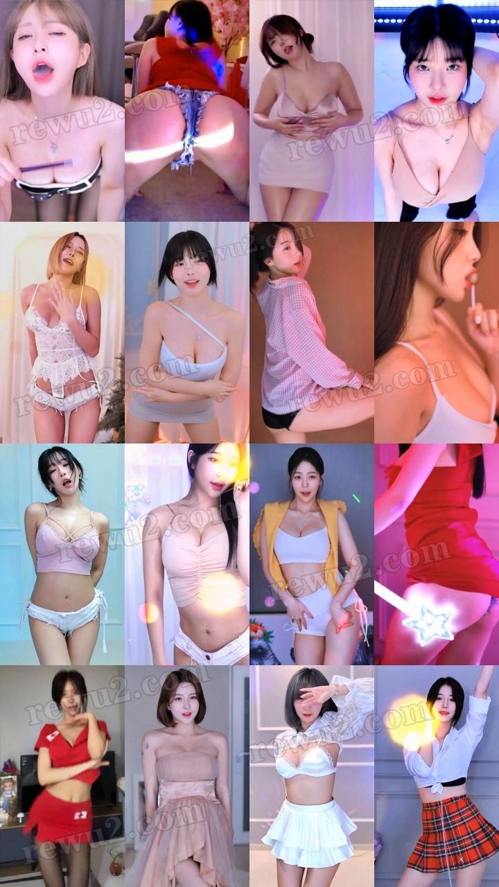 【韩国主播】afreecatv多名主播 2023.03.11 直播跳舞 无水印（55V10.7G）