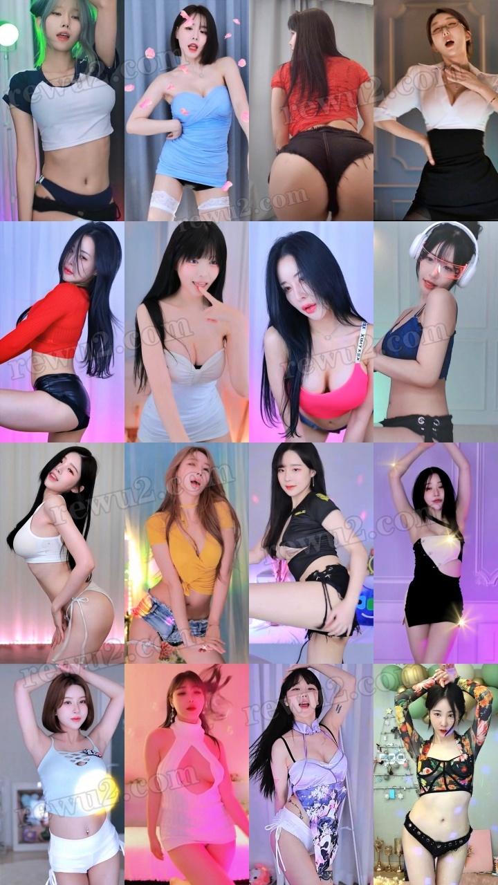 【韩国主播】afreecatv多名主播 2023.03.12 直播跳舞 无水印（51V9.48G）