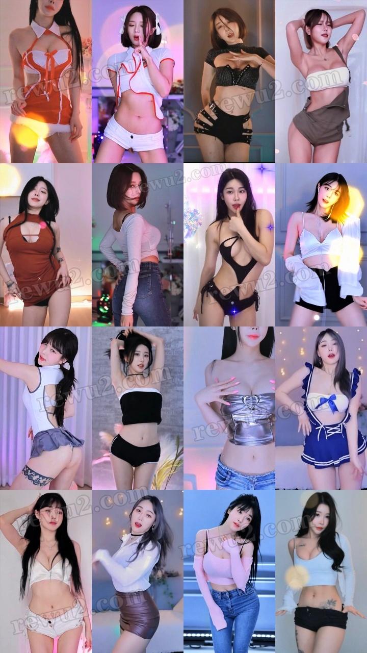 【韩国主播】afreecatv多名主播 2023.03.31 直播跳舞 无水印（38V7.35G）