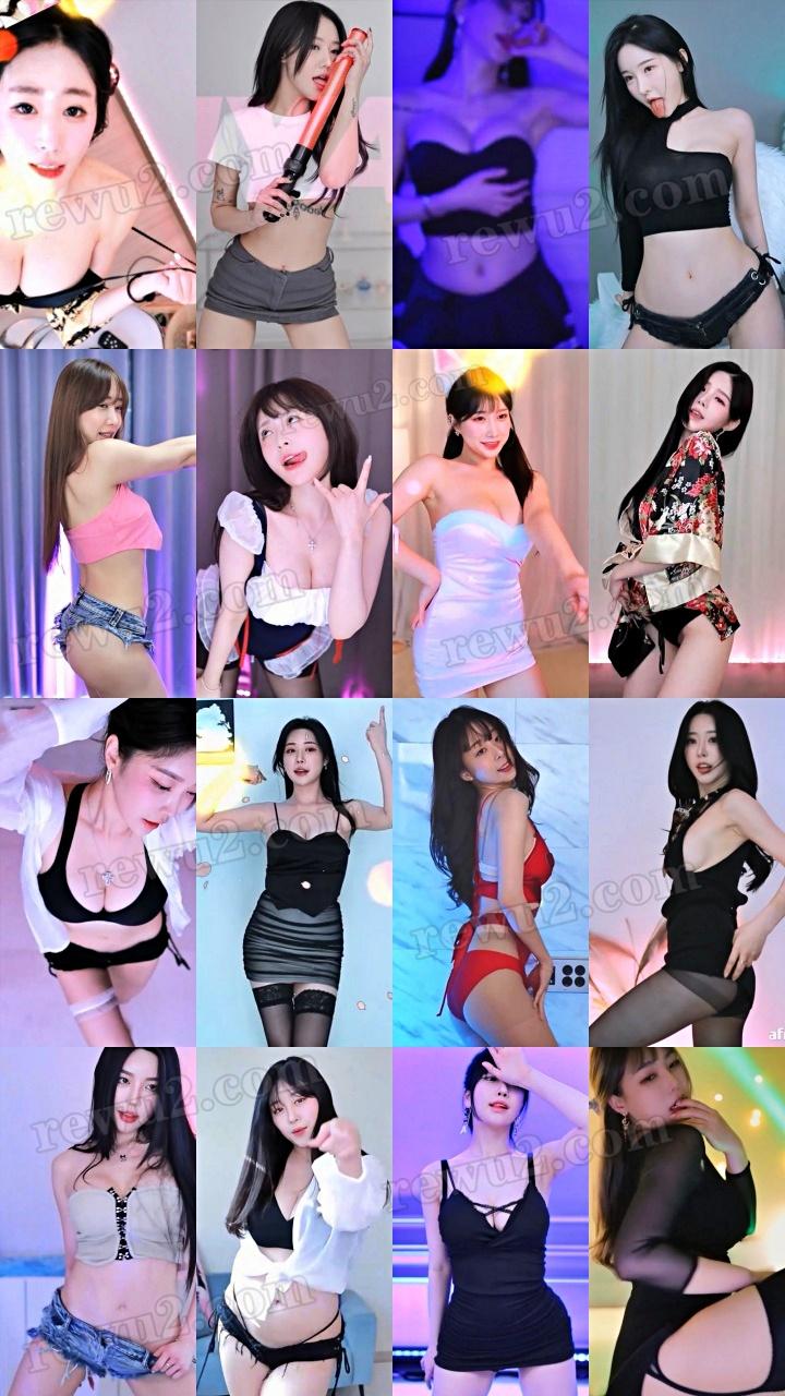 【韩国主播】afreecatv多名主播 2023.04.10 直播跳舞 无水印（62V12G）