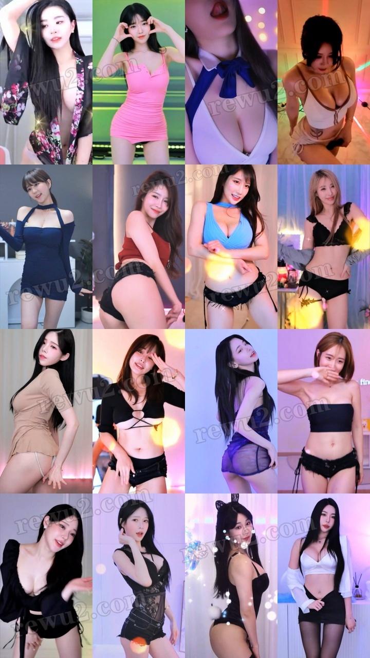 【韩国主播】afreecatv多名主播 2023.04.12 直播跳舞 无水印（47V10.2G）