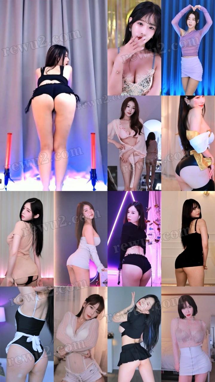 【韩国主播】afreecatv多名主播 2023.04.16 直播跳舞 无水印（34V5.83G）