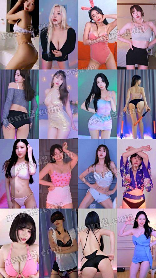 【韩国主播】afreecatv多名主播 2023.06.04 直播跳舞 无水印（66V12.8G）