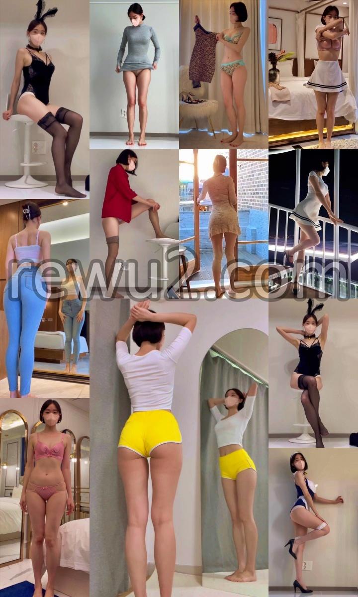 【韩国主播】伊芙琳 仅内衣裤换装视频 原版无水印（17V9.4G）