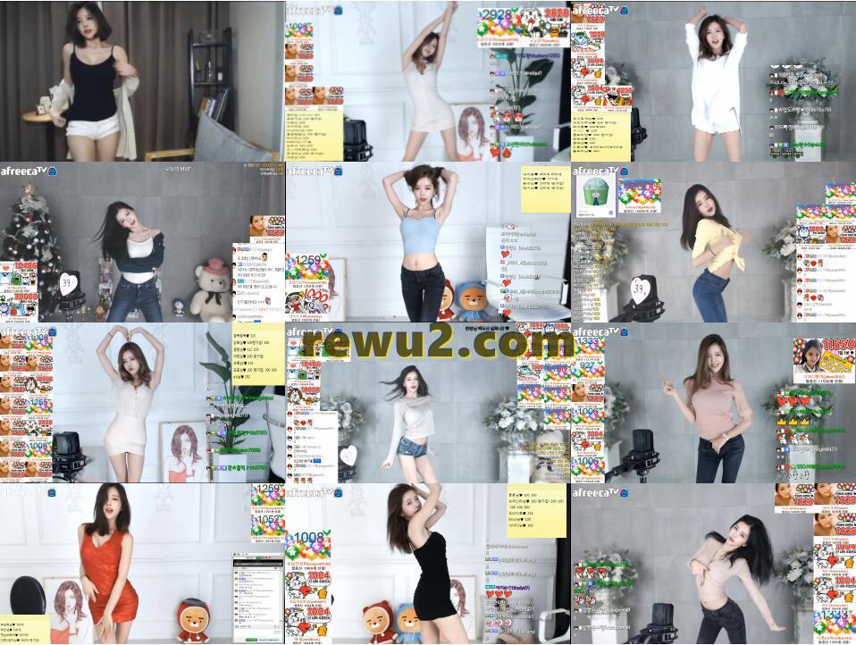 【韩国主播】尹素婉.  深V 露底 跳舞精选 A 无水印（32V1.49G）