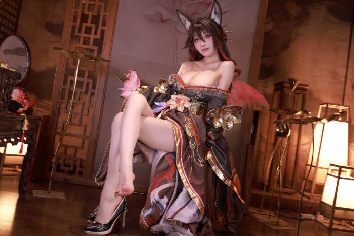 千年狐梦入凡尘：水淼aquaCOS，再现狐狸老婆的致命诱惑