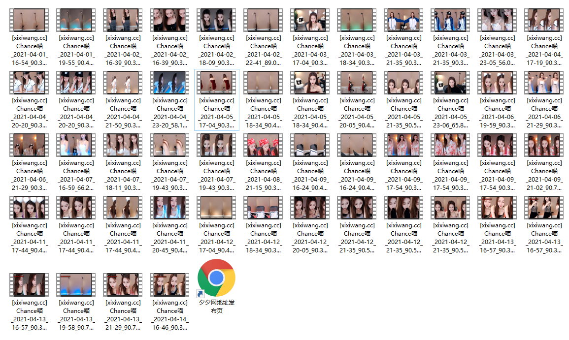 斗鱼网红主播Chance喵跳舞视频合集精华版[52V/5.98G]