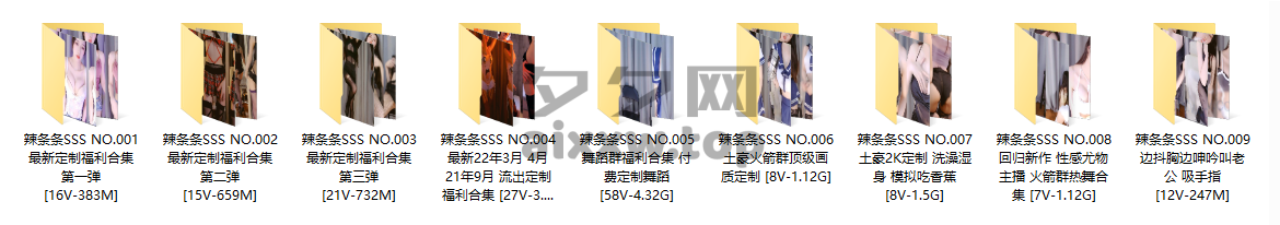 斗鱼辣条条SSS_土豪定制跳舞视频合集[170V/13.1G]