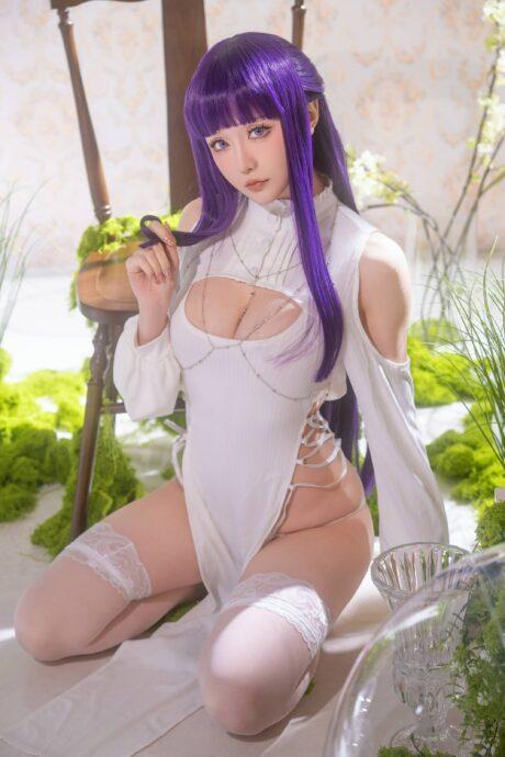 星之迟迟菲伦COS：葬送的芙莉莲魔法少女的灵动与魅力