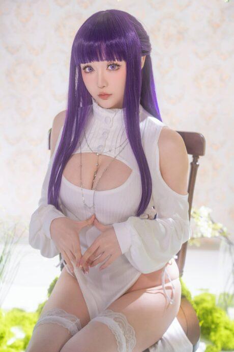 星之迟迟菲伦COS：葬送的芙莉莲魔法少女的灵动与魅力