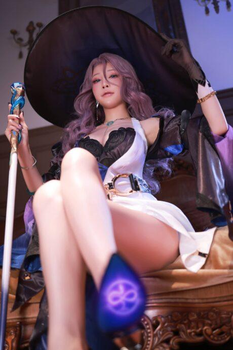 星穹铁道水淼aquaCOS：演绎放贷人翡翠气场与灵魂的典押秀