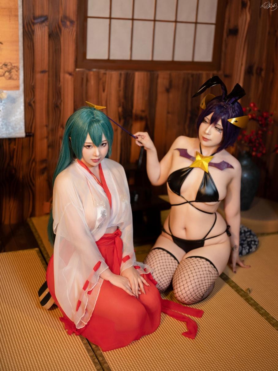 皮皮奶可可爱了啦 – 萌萌子 魔法少女巫女服