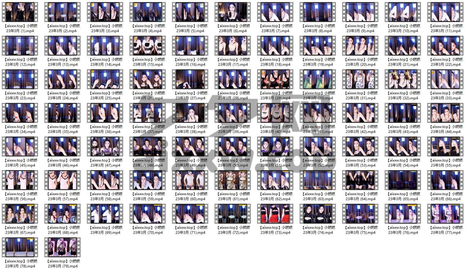 网易CC主播小燃燃 23年3-4月 精选跳舞视频合集[131V/33.2G]