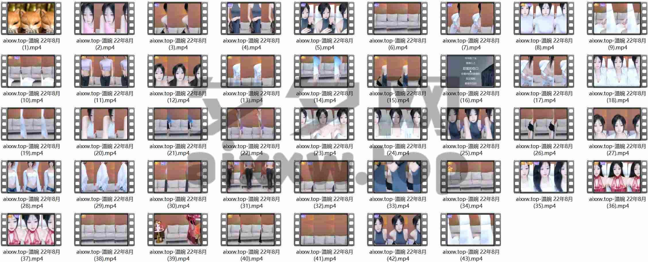 网易CC主播温婉22年8-9月跳舞视频合集[88V/10.9G]