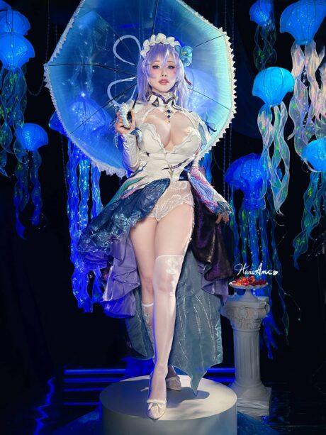 鸣潮·雨波_HaneAmeCOS：演绎毒美人坎特蕾拉的致命魅力