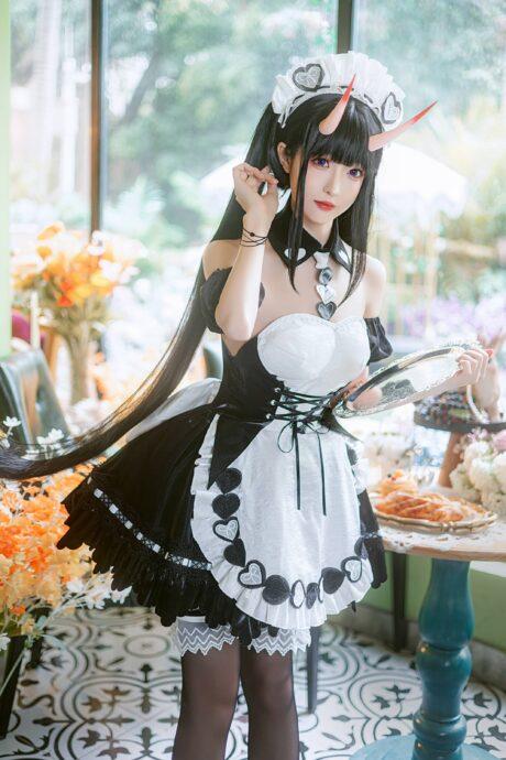 小南宫女仆能代COS：演绎甜美与战斗力并存的完美舰娘