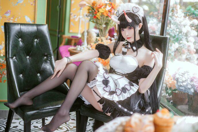 小南宫女仆能代COS：演绎甜美与战斗力并存的完美舰娘