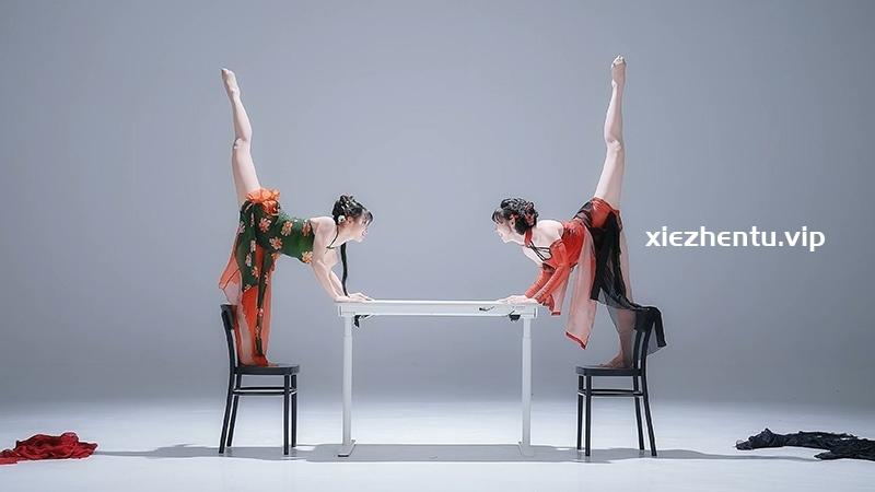 B站UP主#紫颜-小仙紫#晓丹小仙女儿 双倍旗袍舞蹈4K版