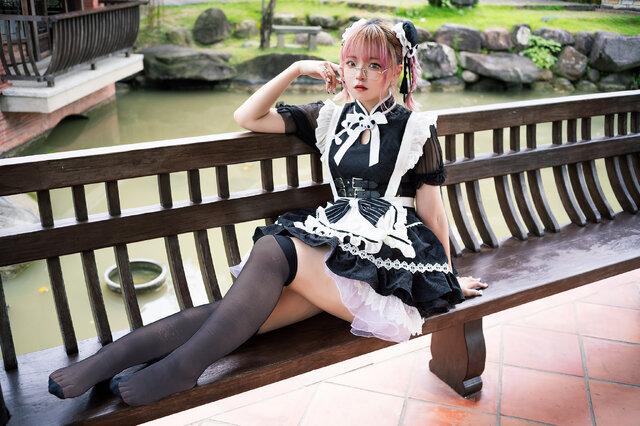 Mashiro Suffle演绎中式熊猫女仆COS，可爱爆表萌翻全场！