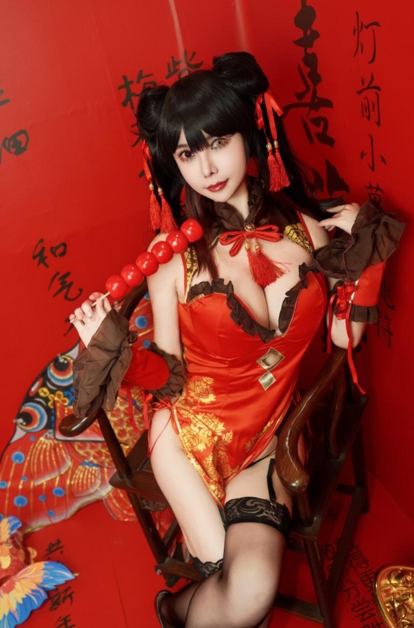 亚马逊鲶鱼 – 时崎狂三 旗袍