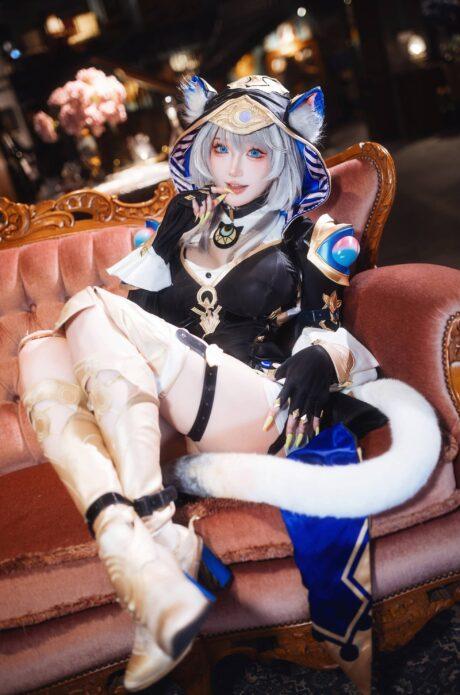 星穹铁道瓜希酱COS：诠释赛飞儿神秘气质和赋予角色灵魂