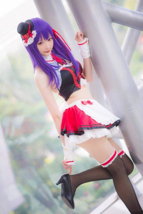 紫发樱影甜美出击：南宫别样的Fate/stayNight间桐樱COS