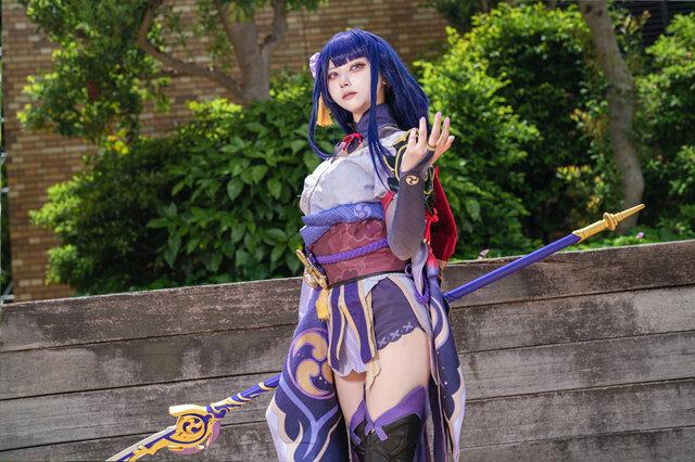 雷鸣降世永恒绽放：Kuku Kureha原神·雷电将军cos闪耀池袋
