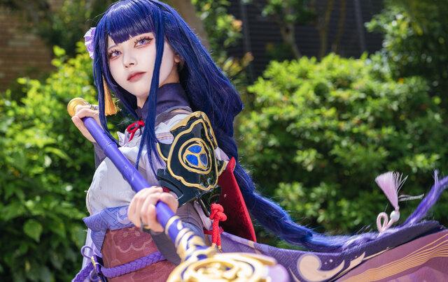 雷鸣降世永恒绽放：Kuku Kureha原神·雷电将军cos闪耀池袋