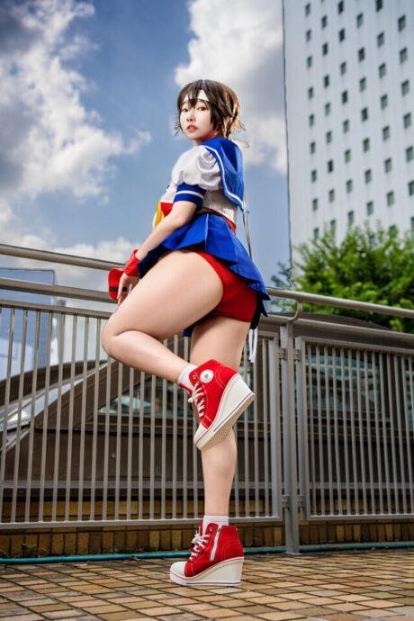 从屏幕到现实：BokuPuri带来街头霸王春日野樱cos热力四射