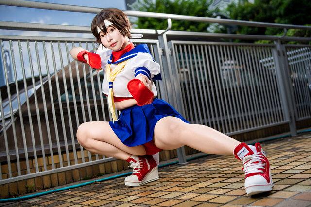 从屏幕到现实：BokuPuri带来街头霸王春日野樱cos热力四射