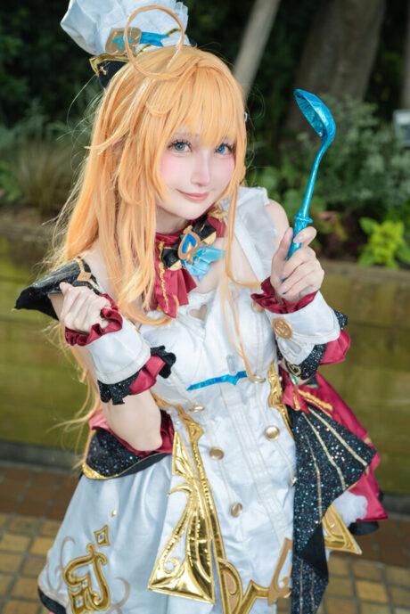 十香Tohka爱可菲COS：甜美优雅完美融合引爆Ultra acosta！