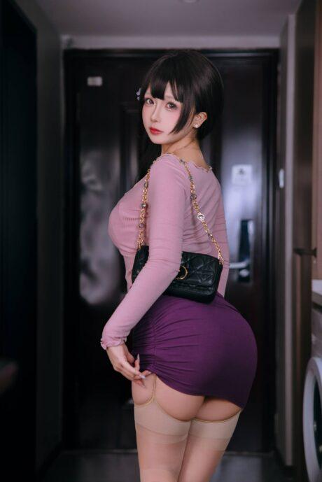 原创cos系列：椎名莜/日奈娇韩国风小妈COS性感甜美可爱