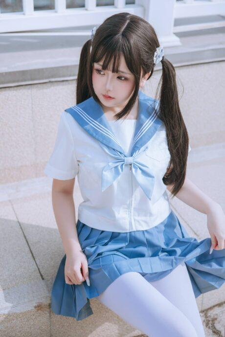 原创JK制服cos系列：椎名莜/日奈娇JK学妹COS魔法校服