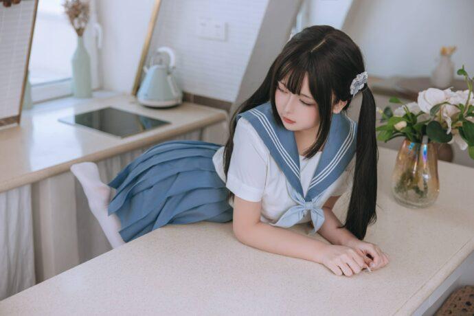 原创JK制服cos系列：椎名莜/日奈娇JK学妹COS魔法校服