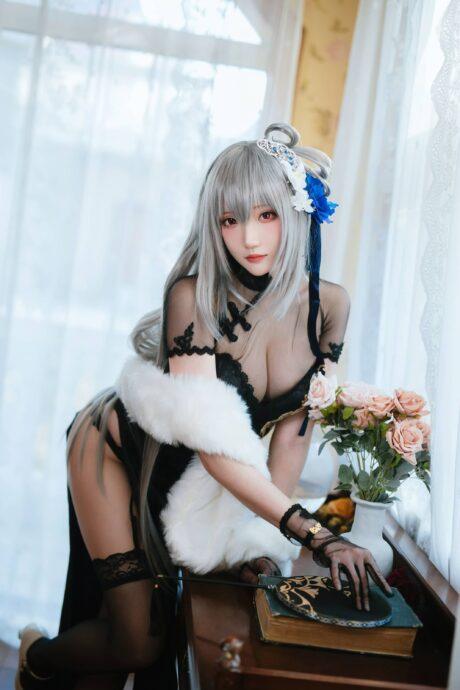 瓜希酱路易九世COS：展现碧蓝航线旗袍舰娘的东方古典美