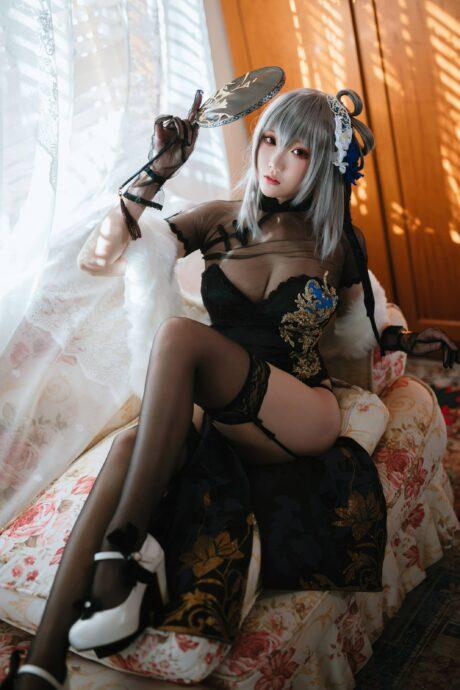 瓜希酱路易九世COS：展现碧蓝航线旗袍舰娘的东方古典美