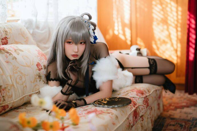 瓜希酱路易九世COS：展现碧蓝航线旗袍舰娘的东方古典美