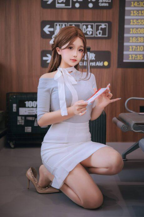 空姐制服原创cos系列：椎名莜/日奈娇国际航班COS优雅时尚