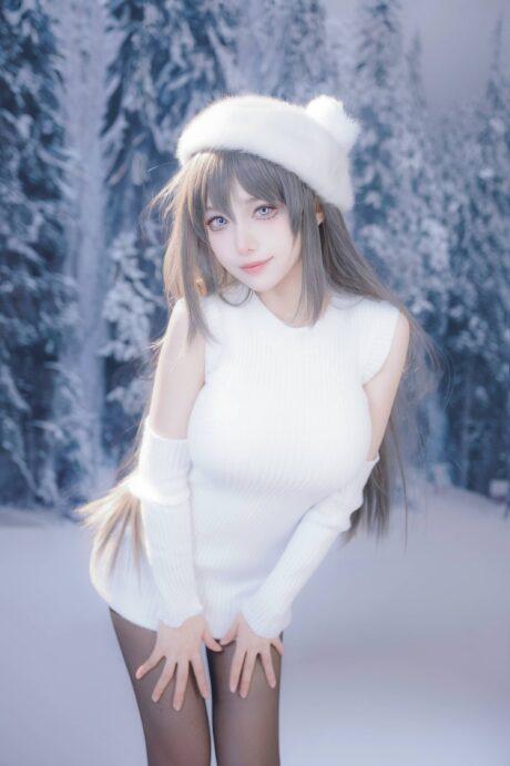 青春猪头少年系列：Shika小鹿鹿樱岛麻衣COS温柔又撩人