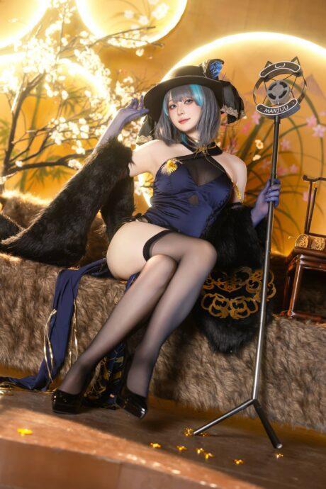 柴郡双面魅力：屿鱼YukakoCOS展现腹黑与温柔完美平衡