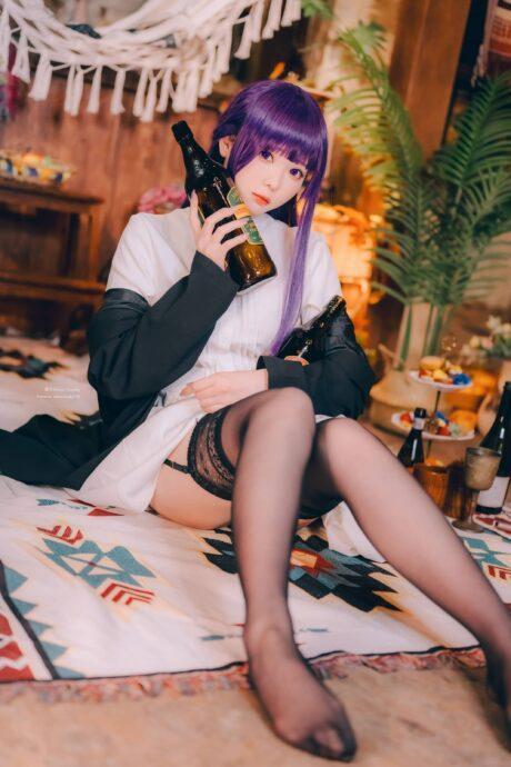 葬送的芙莉莲霜月shimoCOS：演绎魔法师菲伦的温柔与魔力