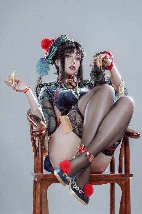 BANBANKO半半子永劫无间玉玲珑COS：僵尸娘版魅力满分！