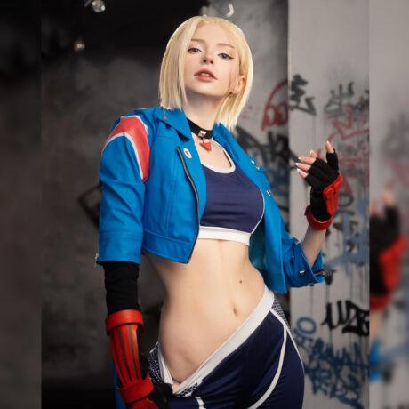 PeachMilky挑战嘉米COS：战斗女王再现游戏经典，性感英气